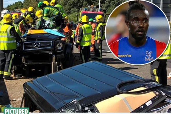 Photos accident : Comment les pompiers anglais ont sorti Pape Ndiaye Souaré de sa Mercedes Photos accident : Comment les pompiers anglais ont sorti Pape Ndiaye Souaré de sa Mercedes