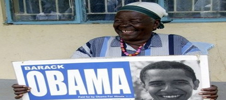 ''Mon petit fils va gagner' dit Sarah Obama: A 86 ans, la grand-mère du candidat Barack se montre confiante ''Mon petit fils va gagner' dit Sarah Obama: A 86 ans, la grand-mère du candidat Barack se montre confiante