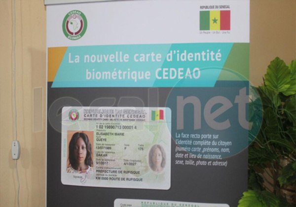 Attribution de la nouvelle carte d'identité biométrique CEDEAO, le  lancement prévu  le  04 octobre prochain …