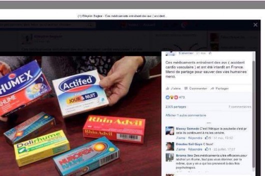 Des médicaments «dangereux» et «interdits en France» sont-ils en vente au Sénégal ? Des médicaments «dangereux» et «interdits en France» sont-ils en vente au Sénégal ?