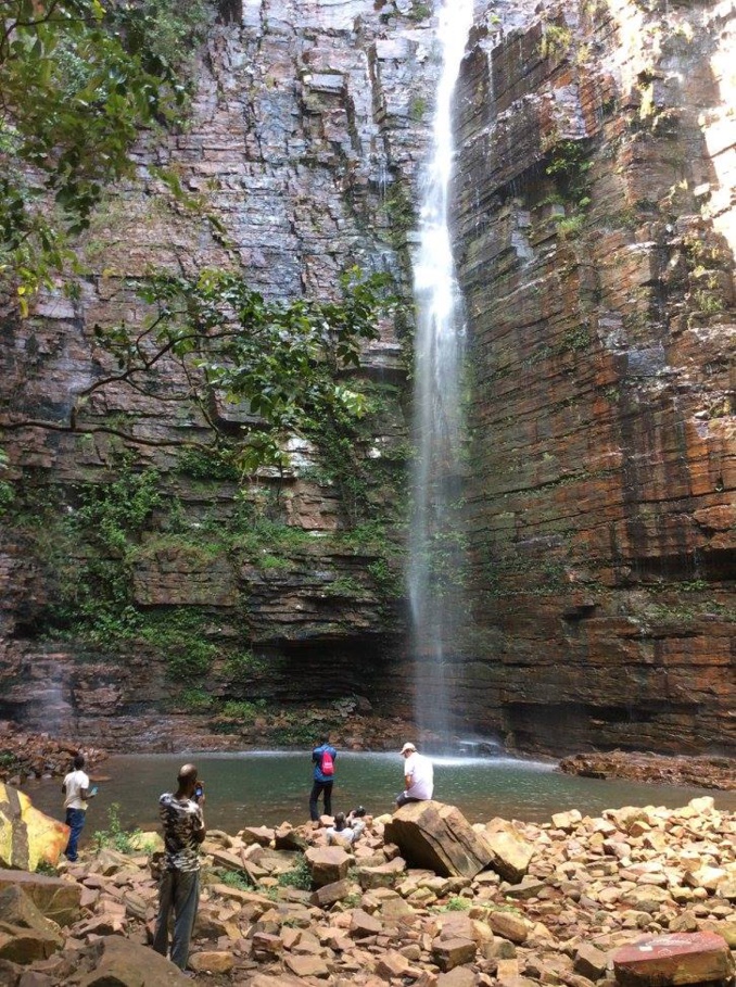La célèbre cascade de Dindéfelo La célèbre cascade de Dindéfelo