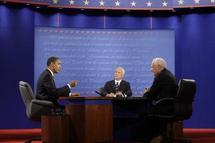 USA-DEBAT PRESIDENTIEL : Barack Obama vainqueur d’un cheveu USA-DEBAT PRESIDENTIEL : Barack Obama vainqueur d’un cheveu