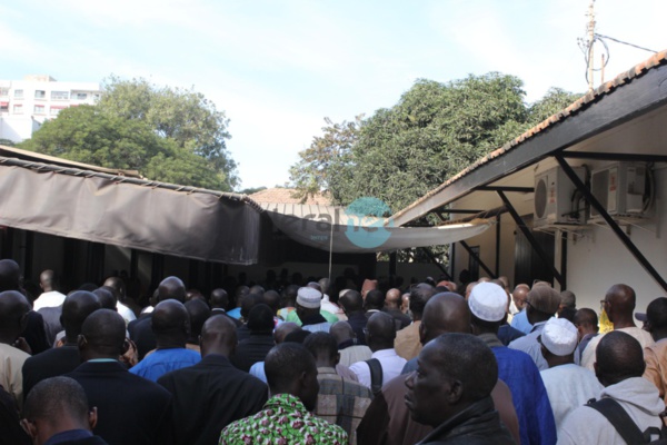 Photos: La levée du corps d'Aboubacry Mbodj secrétaire général de la RADDHO