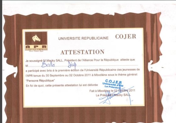 Droit de réponse: Balla Diop adoube Seydou Guèye et flingue Moustapha Diakhaté et la COJER de Rufisque 