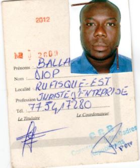 Droit de réponse: Balla Diop adoube Seydou Guèye et flingue Moustapha Diakhaté et la COJER de Rufisque Droit de réponse: Balla Diop adoube Seydou Guèye et flingue Moustapha Diakhaté et la COJER de Rufisque