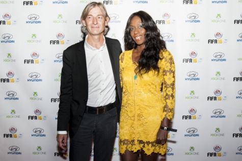 Gilles Verdez et Fatou Gilles Verdez et Fatou