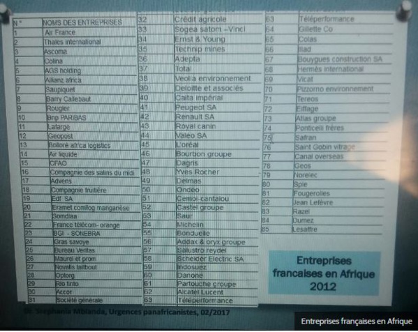 Le Front Anti CFA passe la seconde, boycott et alternatives aux produits français en Afrique Le Front Anti CFA passe la seconde, boycott et alternatives aux produits français en Afrique