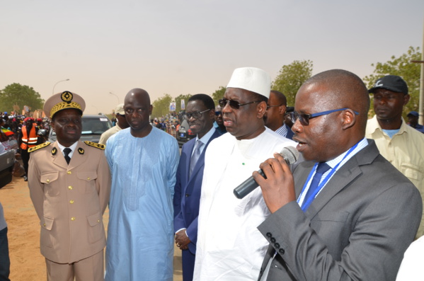 Les images de la visite du Président Macky Sall à Louga Les images de la visite du Président Macky Sall à Louga