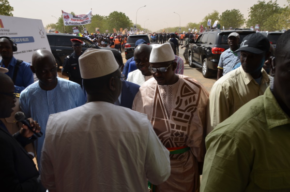 Les images de la visite du Président Macky Sall à Louga Les images de la visite du Président Macky Sall à Louga