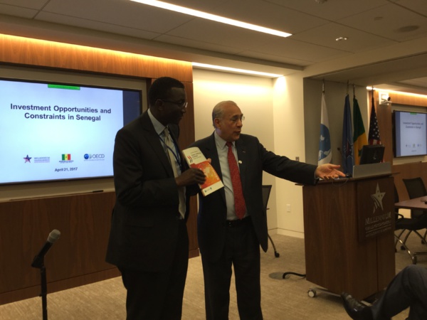 Rencontre avec 150 investisseurs à Washington: LE MCC ET L’OCDE s'allient au Sénégal pour la préparation de la deuxième phase du PSE Rencontre avec 150 investisseurs à Washington: LE MCC ET L’OCDE s'allient au Sénégal pour la préparation de la deuxième phase du PSE