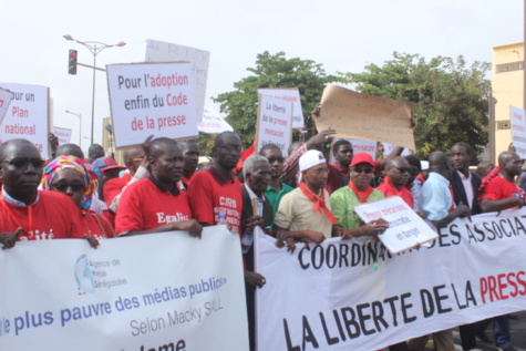 Marche de la Presse : Doudou Wade, Habib Sy, Thierno Bocoum, Mamadou Lamine Diallo et Fadel Barro livrent leur impression