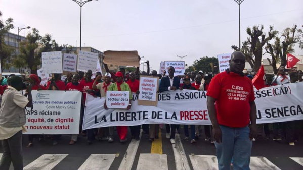 Soupçonnant des représailles contre la marche des pofessionnels des médias: La Cap s'indigne du blocage de l'aide à la presse Soupçonnant des représailles contre la marche des pofessionnels des médias: La Cap s'indigne du blocage de l'aide à la presse