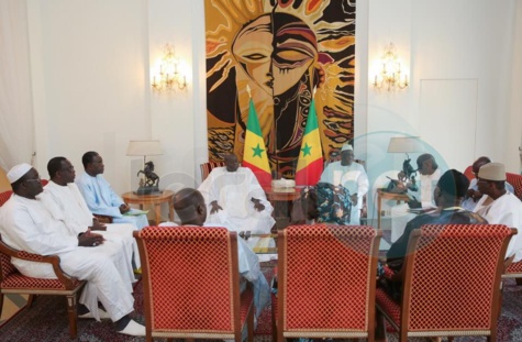 La fédération des groupements religieux et culturels des disciples de cheikh Ahmadou Bamba était au palais La fédération des groupements religieux et culturels des disciples de cheikh Ahmadou Bamba était au palais
