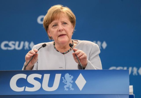 Merkel: "L'époque où nous pouvions entièrement compter les uns sur les autres est quasiment révolue"