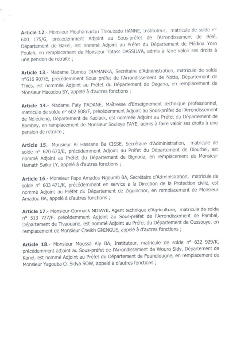 Décret n° 2017-1176 portant nomination d'Adjoints au préfet Décret n° 2017-1176 portant nomination d'Adjoints au préfet
