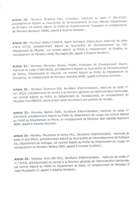 Décret n° 2017-1176 portant nomination d'Adjoints au préfet Décret n° 2017-1176 portant nomination d'Adjoints au préfet