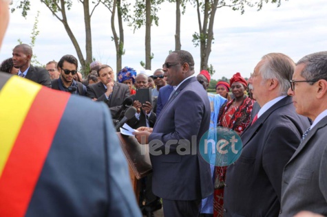 Photos : Le président Macky Sall a pris part à la commémoration à la mémoire des tirailleurs sénégalais à Chastre