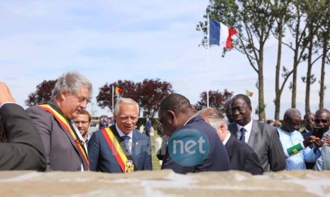 Photos : Le président Macky Sall a pris part à la commémoration à la mémoire des tirailleurs sénégalais à Chastre