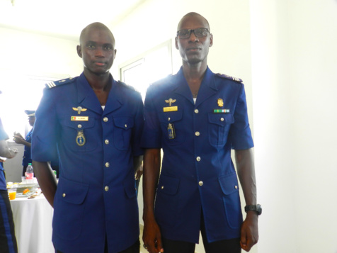 Compagnie de Gendarmerie des Transports Aériens : Le Commandant Samba Diallo remplacé par le Capitaine Babacar Samb reçoit des honneurs
