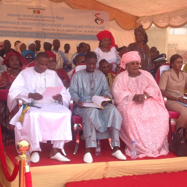 Journée mondiale contre la rage: Allocution de Mme Aminata MBENGUE NDIAYE, Ministre de l’Elevage et des Productions animales Journée mondiale contre la rage: Allocution de Mme Aminata MBENGUE NDIAYE, Ministre de l’Elevage et des Productions animales