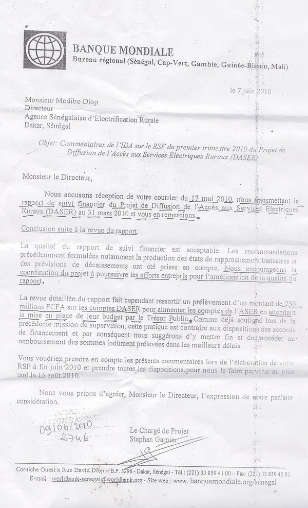 ASER : Quand la Banque Mondiale félicitait Modibo DIOP 3 jours avant son limogeage !!! ( Mouhamed Sarr DIA ) ASER : Quand la Banque Mondiale félicitait Modibo DIOP 3 jours avant son limogeage !!! ( Mouhamed Sarr DIA )