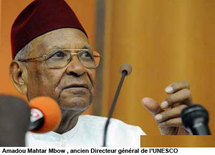 Amadou Mahtar Mbow invite à repenser l’ordre économique mondial Amadou Mahtar Mbow invite à repenser l’ordre économique mondial