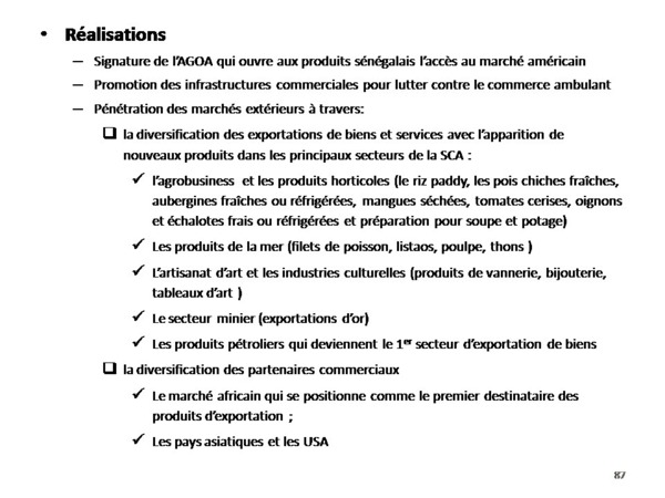 Bilan de l'alternance par Samuel Sarr ( Document preuve) PARTI 4