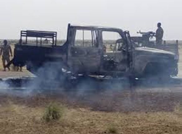 Entre Diagon et Mbissine: Un véhicule militaire saute sur une mine anti-char et fait 2 morts et 2 autres grièvement blessés Entre Diagon et Mbissine: Un véhicule militaire saute sur une mine anti-char et fait 2 morts et 2 autres grièvement blessés