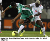CAN: le Burkina arrache le nul, 1-1, devant le Nigeria CAN: le Burkina arrache le nul, 1-1, devant le Nigeria