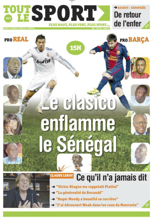 A la Une du Journal Tout Les Sport du Samedi 02 mars 2013 A la Une du Journal Tout Les Sport du Samedi 02 mars 2013