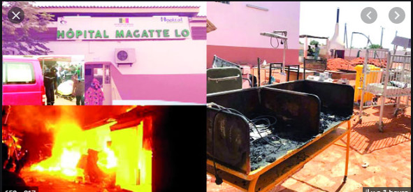 Incendie à l’hôpital Maguette de Linguère: L’absence d’une enquête approfondie et impartiale dénoncée Incendie à l’hôpital Maguette de Linguère: L’absence d’une enquête approfondie et impartiale dénoncée