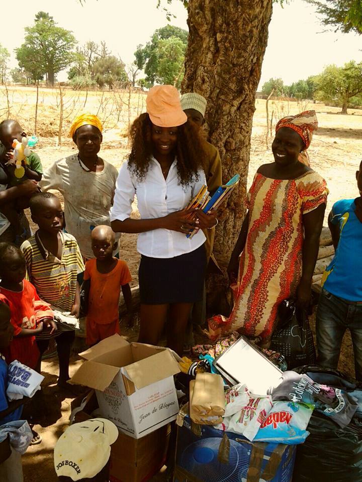 Thésou Ndiaye, Miss Sénégal 2013 dans le social