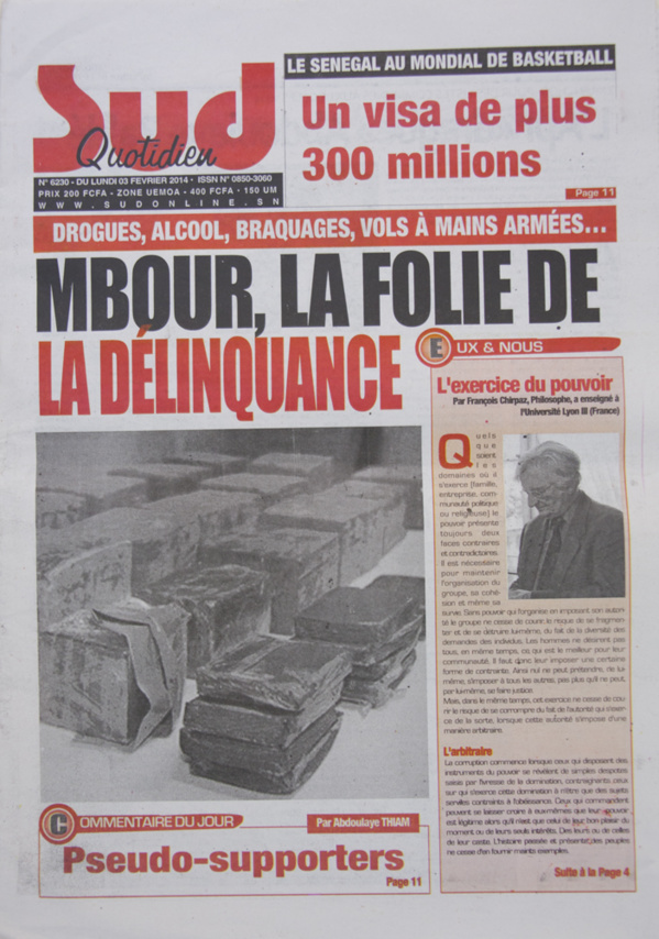 A la Une des Journaux en images du lundi 03 février 2014 A la Une des Journaux en images du lundi 03 février 2014