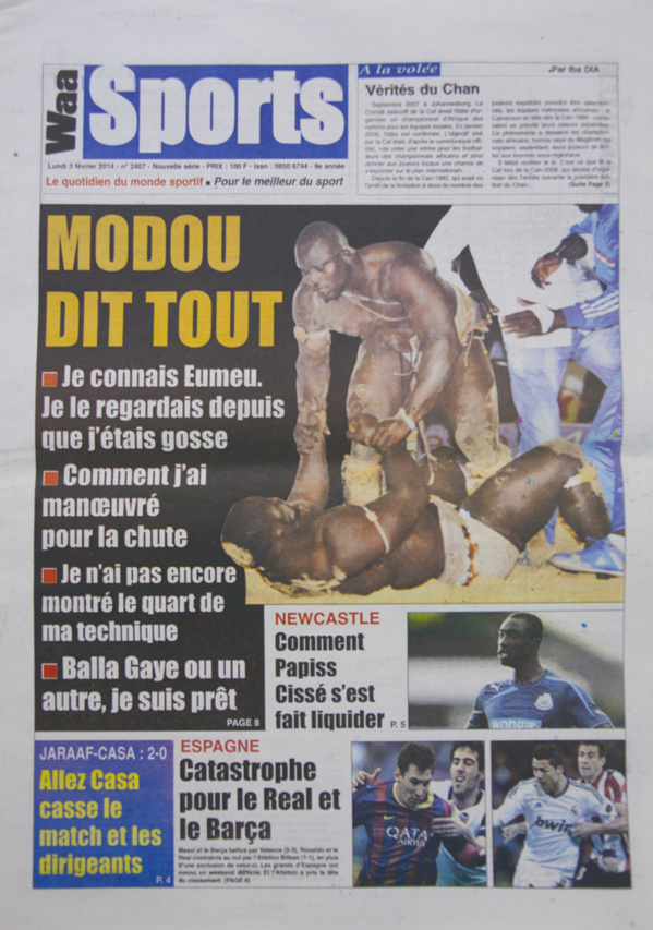 A la Une des Journaux en images du lundi 03 février 2014 A la Une des Journaux en images du lundi 03 février 2014