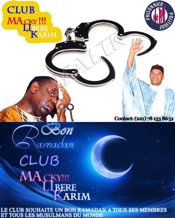 Le Club MALIK lance l'opération "Ndogou de Karim" Le Club MALIK lance l'opération "Ndogou de Karim"