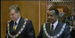 Franc-maçonnerie : Denis Sassou Nguesso confirmé à la tête de la Grande Loge du Congo Franc-maçonnerie : Denis Sassou Nguesso confirmé à la tête de la Grande Loge du Congo