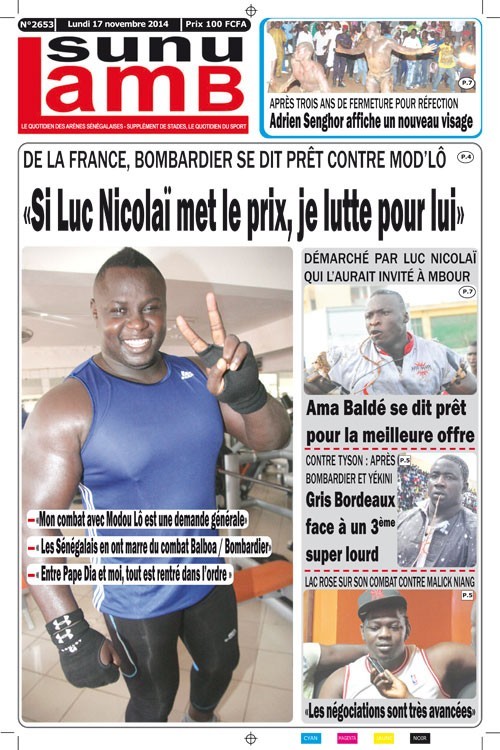 Les Principaux Titres De La Presse du lundi 17 Novembre 2014 Les Principaux Titres De La Presse du lundi 17 Novembre 2014