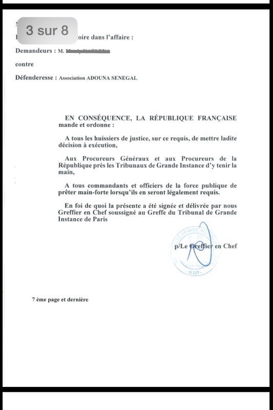 Paris: Annulation de Miss Sénégal Prestige France ce samedi 24 janvier par le Dock Pullman à défaut de non réglement ! Paris: Annulation de Miss Sénégal Prestige France ce samedi 24 janvier par le Dock Pullman à défaut de non réglement !
