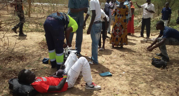 Images - Accident sur la route de Mbour ce matin