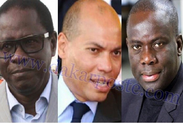 Malick Gackou et Pape Diop rendent visite à Karim Wade Malick Gackou et Pape Diop rendent visite à Karim Wade