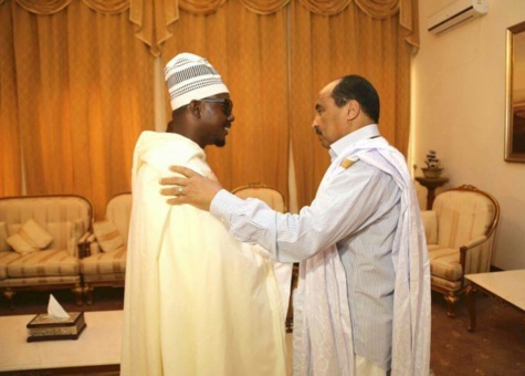 Photos - Le Khalife général des Mourides présente ses condoléances au Président mauritanien 