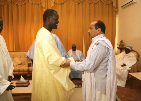 Photos - Le Khalife général des Mourides présente ses condoléances au Président mauritanien 
