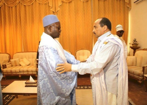 Photos - Le Khalife général des Mourides présente ses condoléances au Président mauritanien 