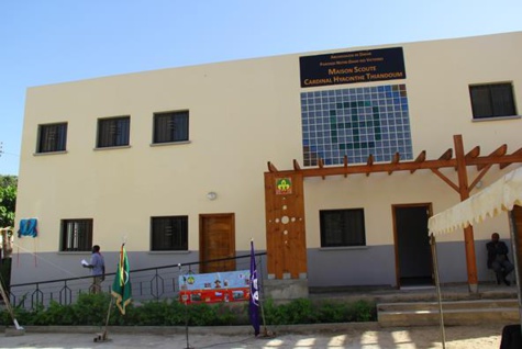 L’Archevêque de Dakar inaugure la « Maison Scoute Cardinal Hyacinthe Thiandoum »