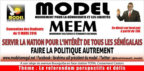 Publi-reportage: A suivre en Direct sur www.leral.net le rassemblement du Model pour la victoire du "OUI" Publi-reportage: A suivre en Direct sur www.leral.net le rassemblement du Model pour la victoire du "OUI"