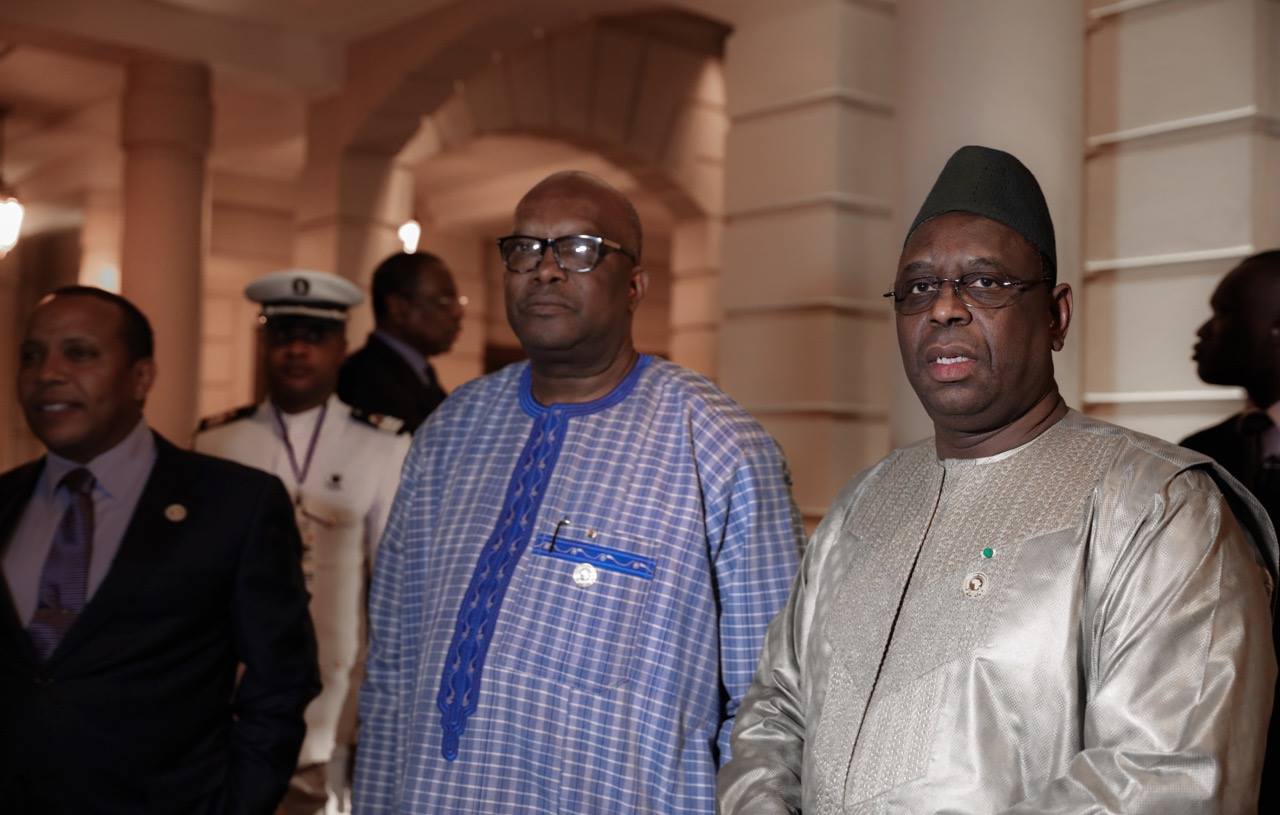 Macky Sall à la réception de Sa Majesté le roi Mohammed VI Macky Sall à la réception de Sa Majesté le roi Mohammed VI