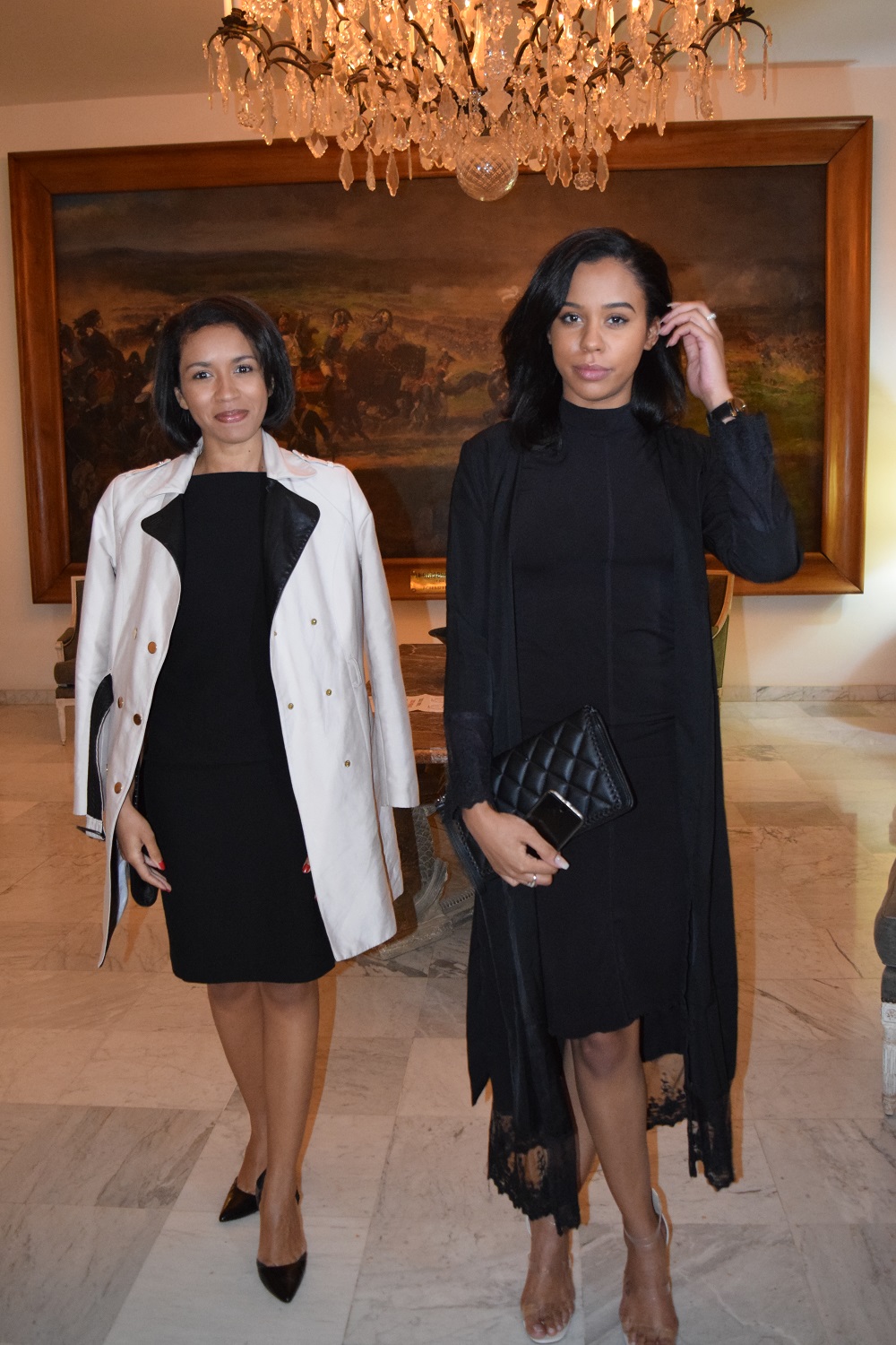 Léa Ndiaye (présentatice JT TFM) et Tchadja Laetitia