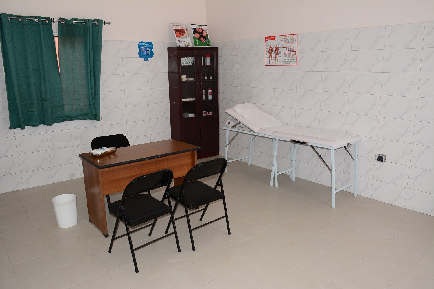 Une vue de l'infirmerie Une vue de l'infirmerie