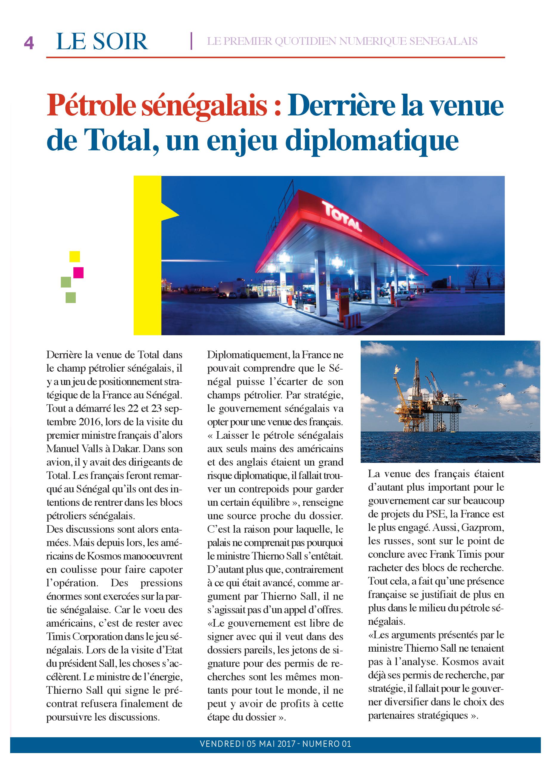 Le Soir, quotidien numérique disponible gratuitement ( El Malick Seck ) Le Soir, quotidien numérique disponible gratuitement ( El Malick Seck )