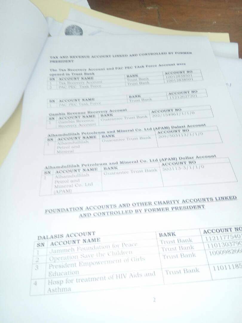 EXCLUSIF : Zoom sur les 131 propriétés et 86 comptes bancaires de Yahya Jammeh EXCLUSIF : Zoom sur les 131 propriétés et 86 comptes bancaires de Yahya Jammeh